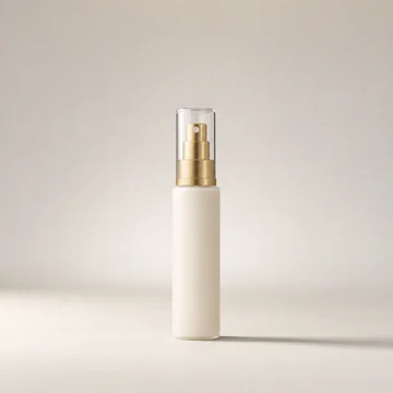 Atomizador alto color marfil con tapa transparente